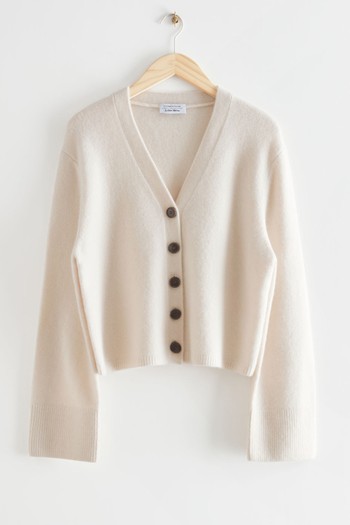 Boxy Wool Knit Cardigan from & Other Stories