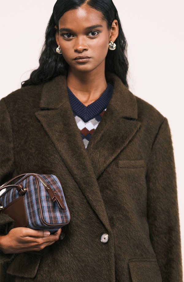 Oversized Brushed Dad Coat from ASOS DESIGN