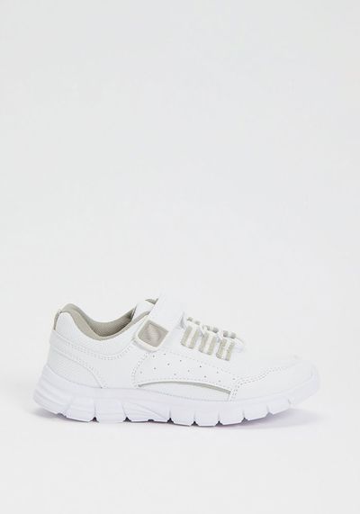 White & Grey Trainers (6 Infant-4)