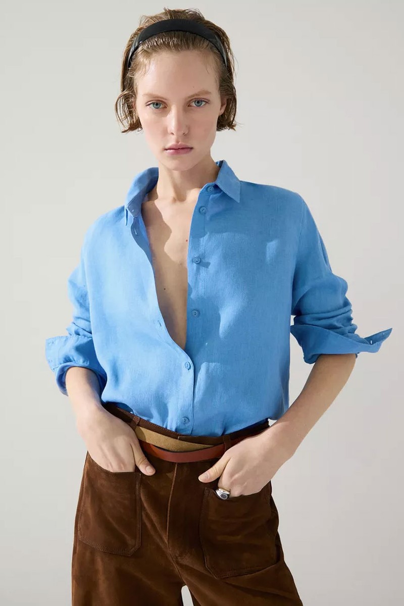 Flowing Linen Shirt 