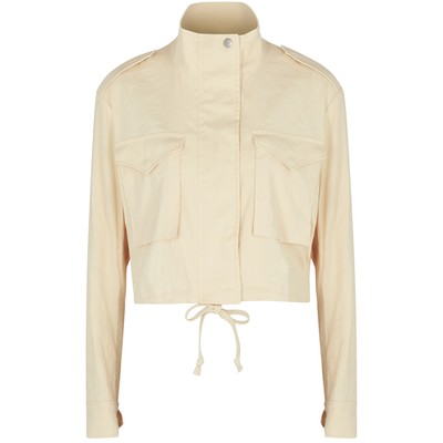 M65 Cropped Linen-Blend Field Jacket from Rag & Bone