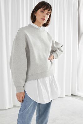 Organic Cotton Mock Neck Sweater from & Other Stories