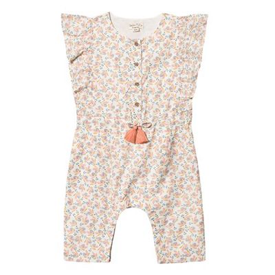 Cream Petals Alikali Jumpsuit from Louise Misha