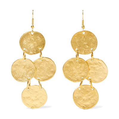 Gold-Plated Earrings from Kenneth Jay Lane