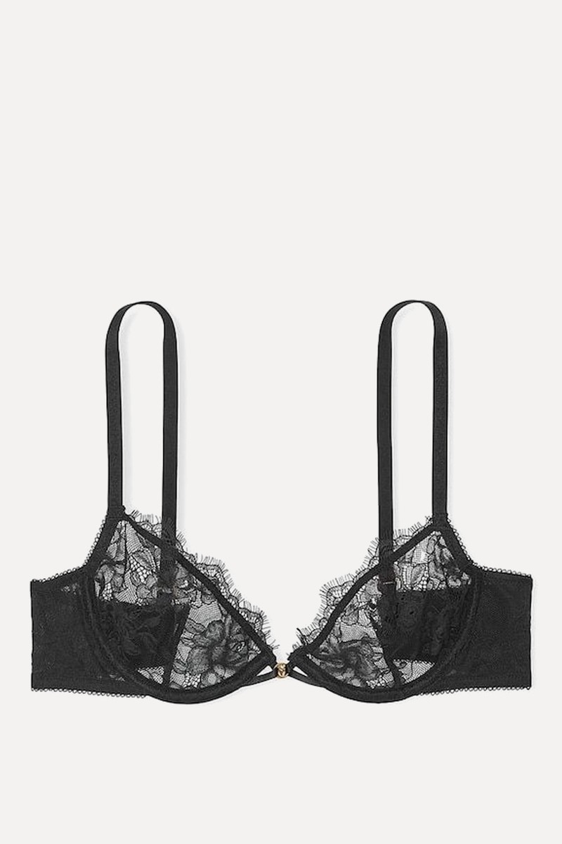 Demi Rose Lace Unlined Bra