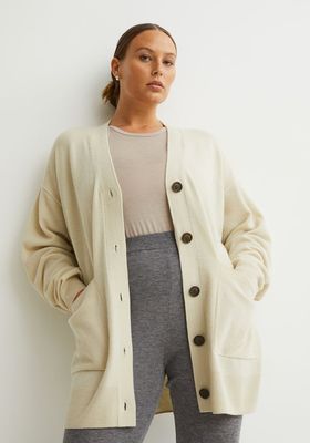 Oversized Cashmere Cardigan from H&M
