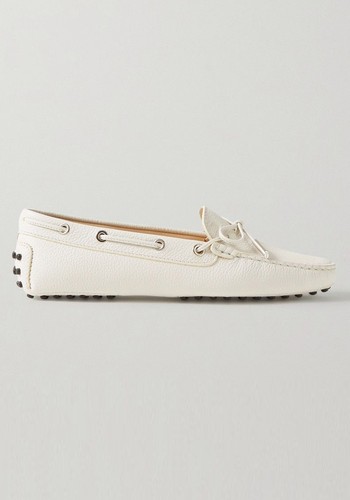 Gommino Textured-Leather Loafers from Tod's