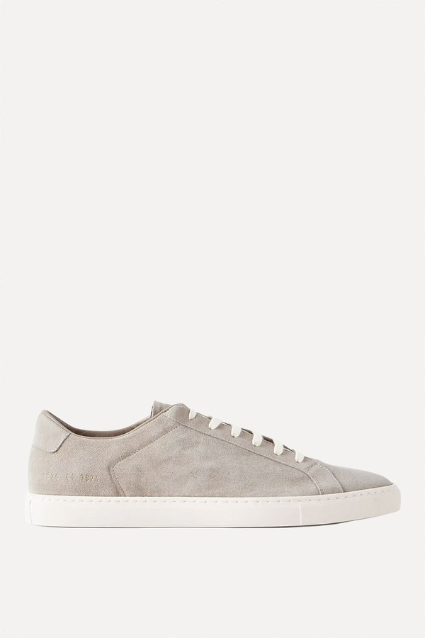 Achilles Slim Premium Suede Sneakers from Common Projects
