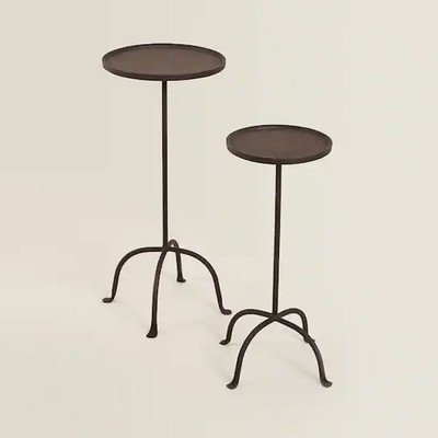 Antique-Effect Metal Table from Zara Home