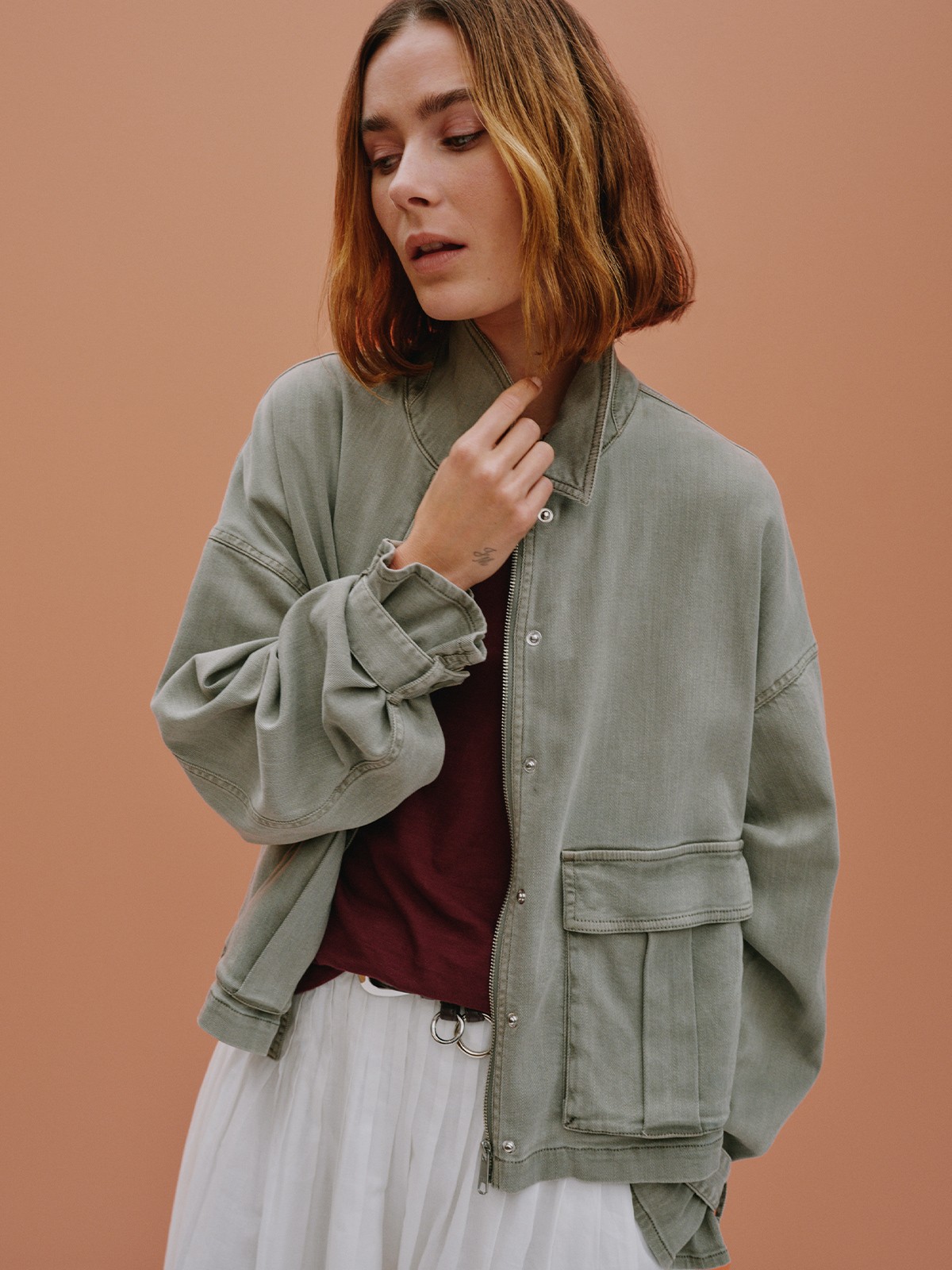 Melinda Utility Collar Jacket