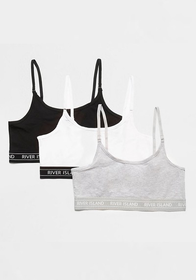 Crop Bralets Set Of 3