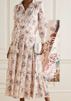 Tati Floral-Print Cotton Midi Skirt from Anna Mason