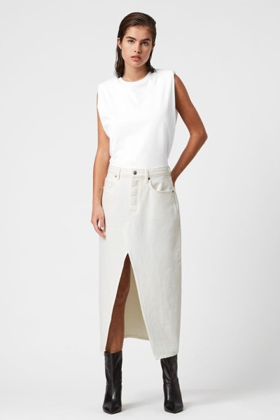 Dottie Denim Maxi Skirt from Allsaints