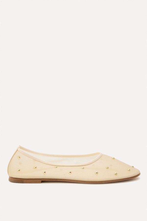 Balla Embellished Mesh Ballet Flats from Dear Frances