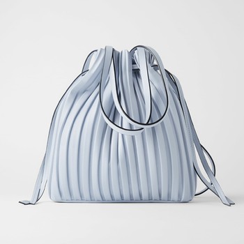 Pleated Bucket Bag from Zara