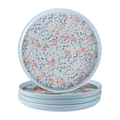 Blue Floral Melamine Dinner Plates from Joules