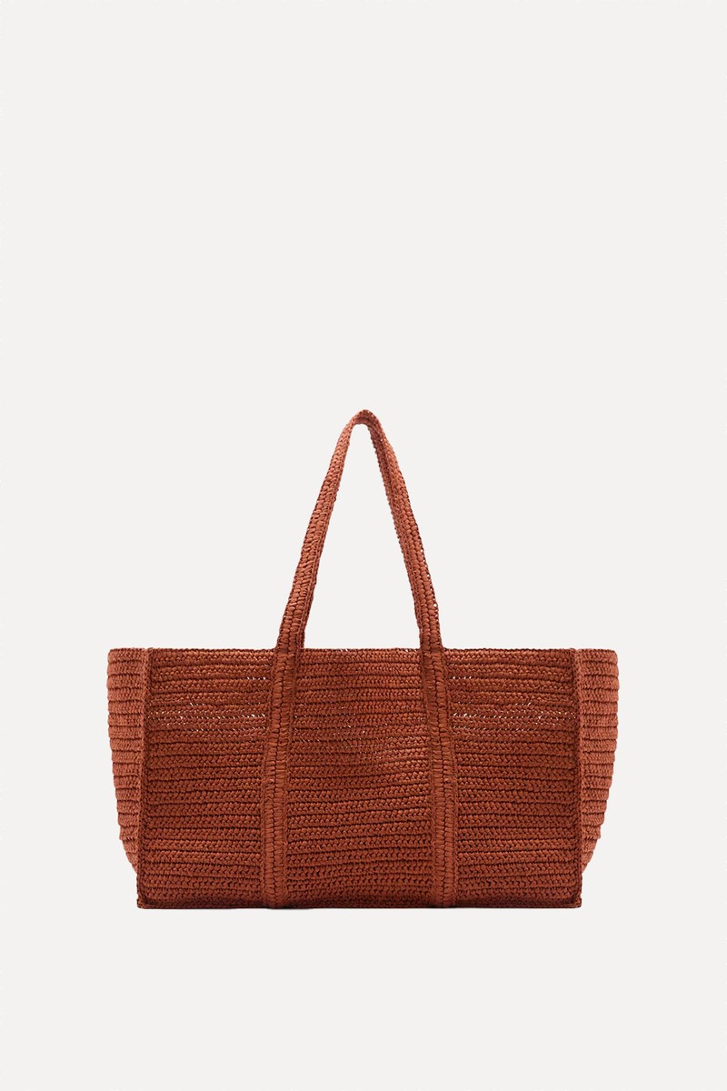Natural Fibre Double-Handle Shopping Bag