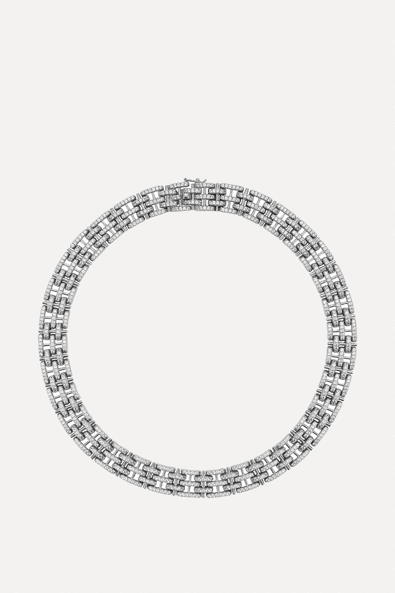 Lilette Pavé Link Necklace from Dorsey