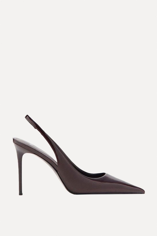 x from Patent Leather Heel Shoes, £45.99 | Mango