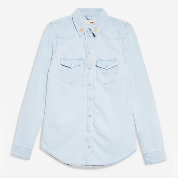 Fitted Western Shirt from Topshop