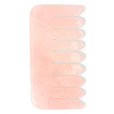 Rose Quartz Comb from White Lotus Beauty