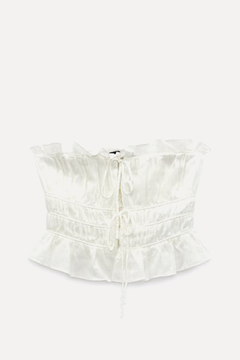 Ruffled Linen Top from Zara