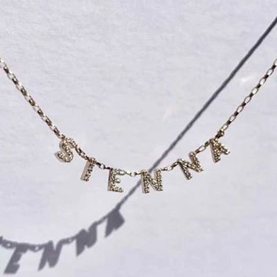 Connect Name Necklace from Aurum + Grey