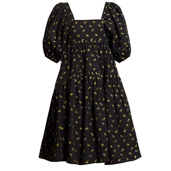 Ronja Tiered Floral-Print Cotton-Poplin Dress from Cecilie Bahnsen