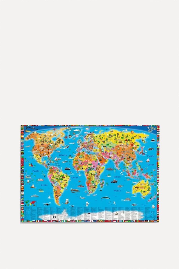 Facts Of The World Map from National Geographic