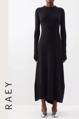Embellished Strap Backless Responsible-Knit Dress from Raey