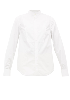 Release 05 Band-Collar Cotton-Poplin Shirt