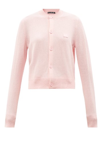 Keva Face Wool Cardigan from Acne Studios