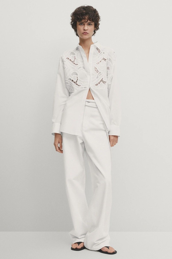 Shirt With Collar Detail