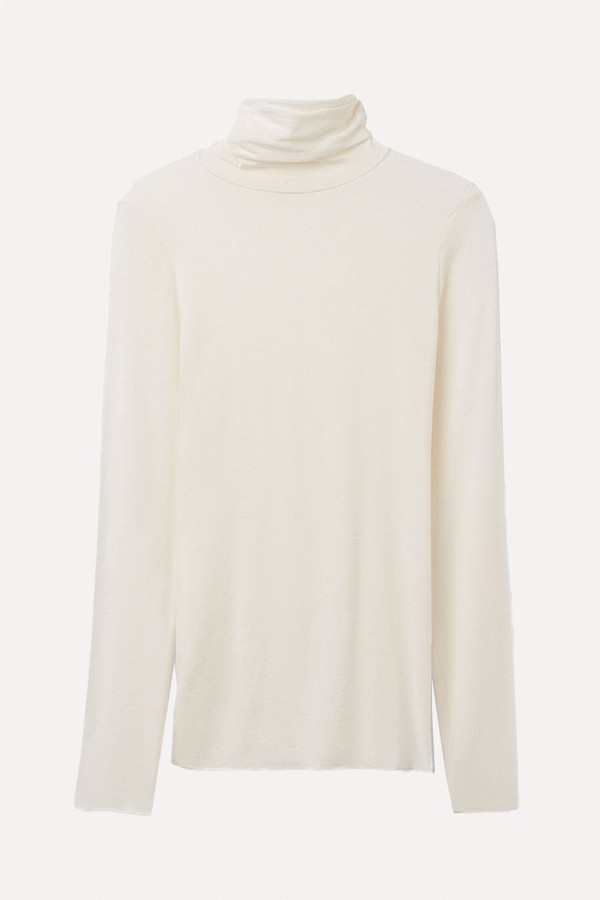 Modal Cashmere Ultralight High-Neck Top from intimissimi