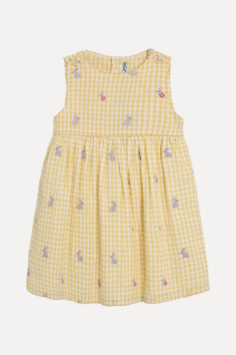 Bunny Embroidered Summer Dress from JoJo Maman Bébé