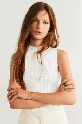 Ribbed Top from Mango