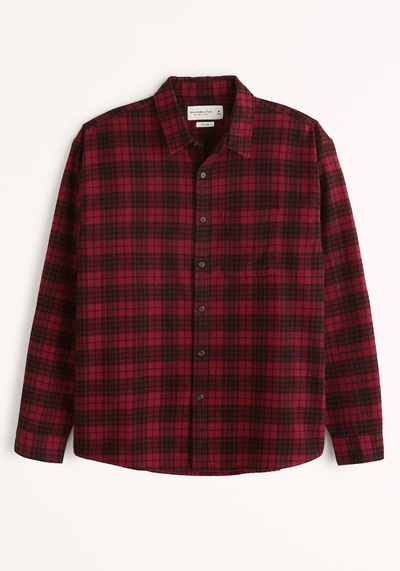 90s Relaxed Flannel Shirt from M&S