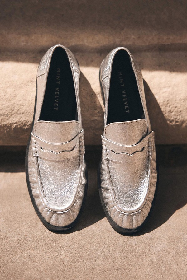 Gigi Leather Loafers from Mint Velvet