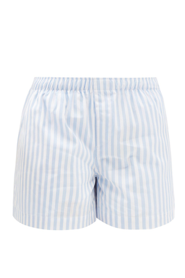 Release 07 Striped Cotton-Poplin Shorts from Wardrobe NYC