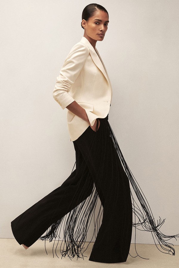 Rhea Royal Ballet Tassel Trousers from Reiss