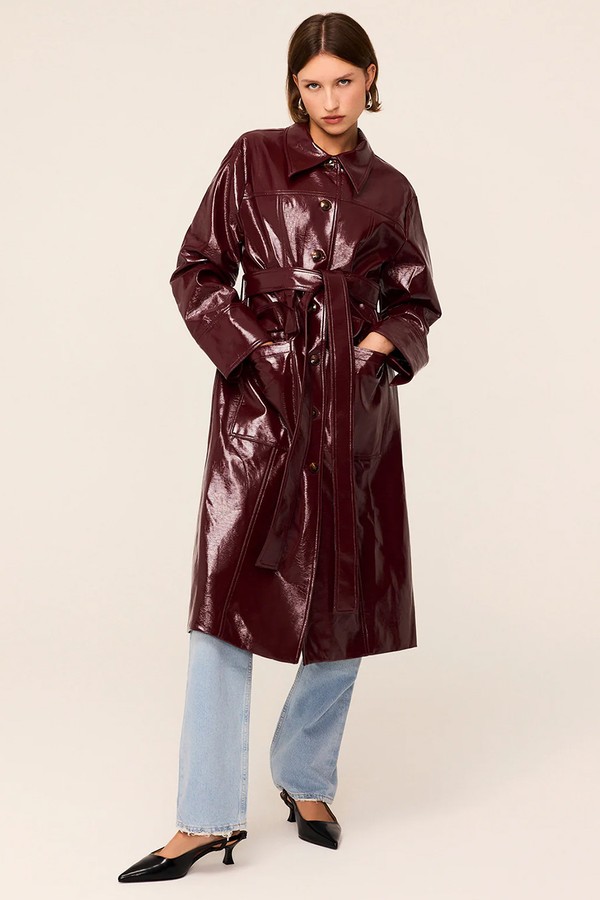 Dominique Vinyl Coat from KITRI