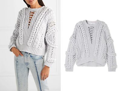 Cable-Knit Cotton-Blend Sweater from Iro