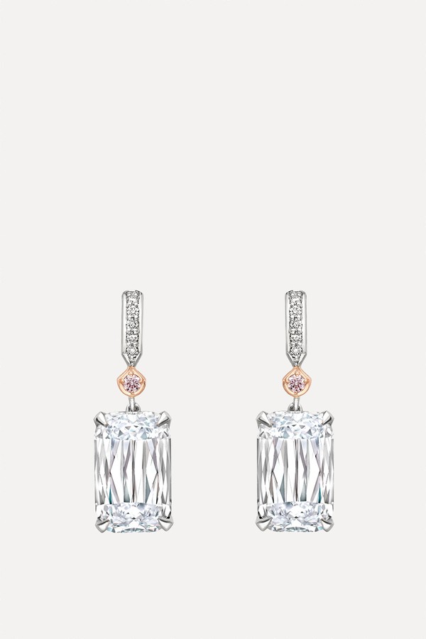 Ashoka Diamond Drop Earrings