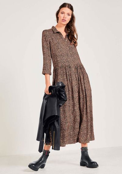 Lianne Printed Shirt Dress