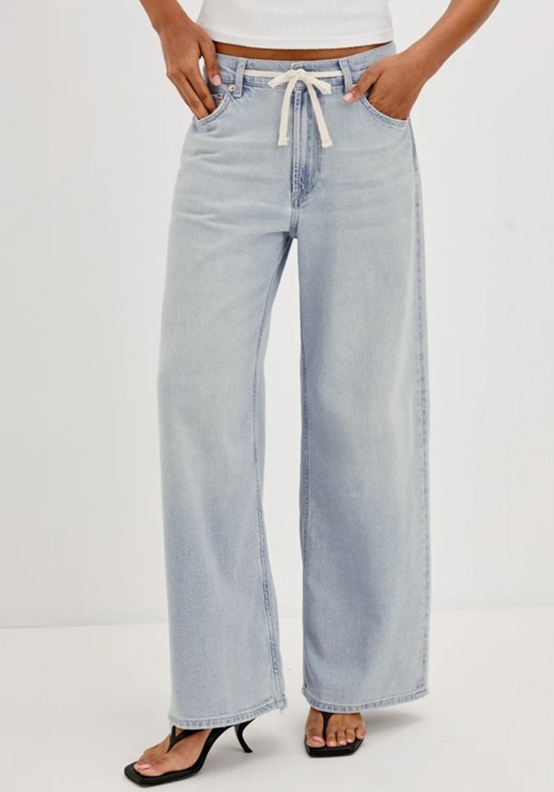 Angeleno Wide Leg Crop Jeans 