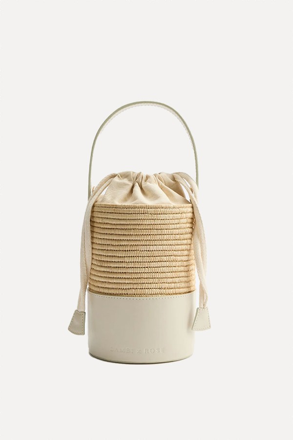Maria Pia Barrel Basket Crème from Bambi & Rose