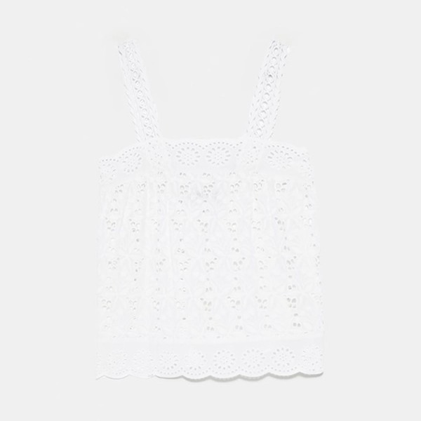 Cutwork Embroidery Top from Zara