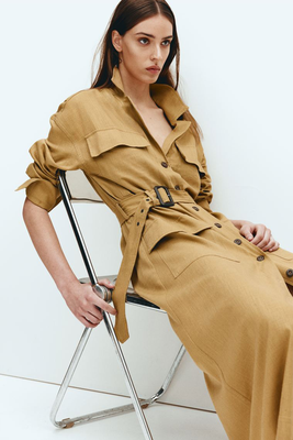 Belted Shirt Dress from H&M