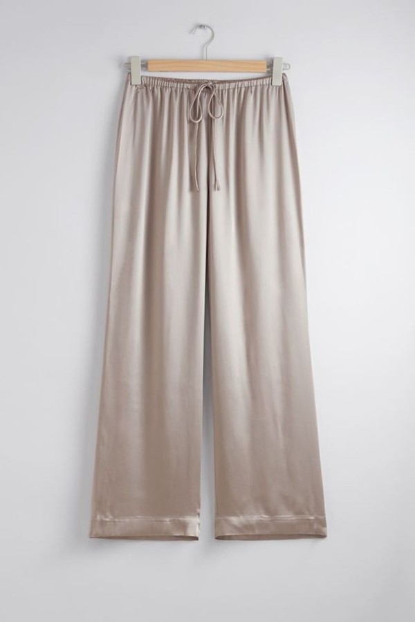 Satin Drawstring Trousers from & Other Stories