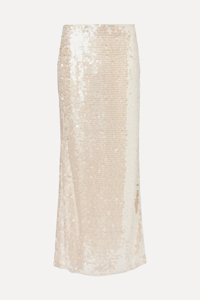 Numi Sequin-Embellished Knitted Maxi Skirt from Simkhai